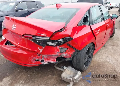 2023 Honda Civic Sport из США, поврежденный, VIN 2HGFE2F56PH512153